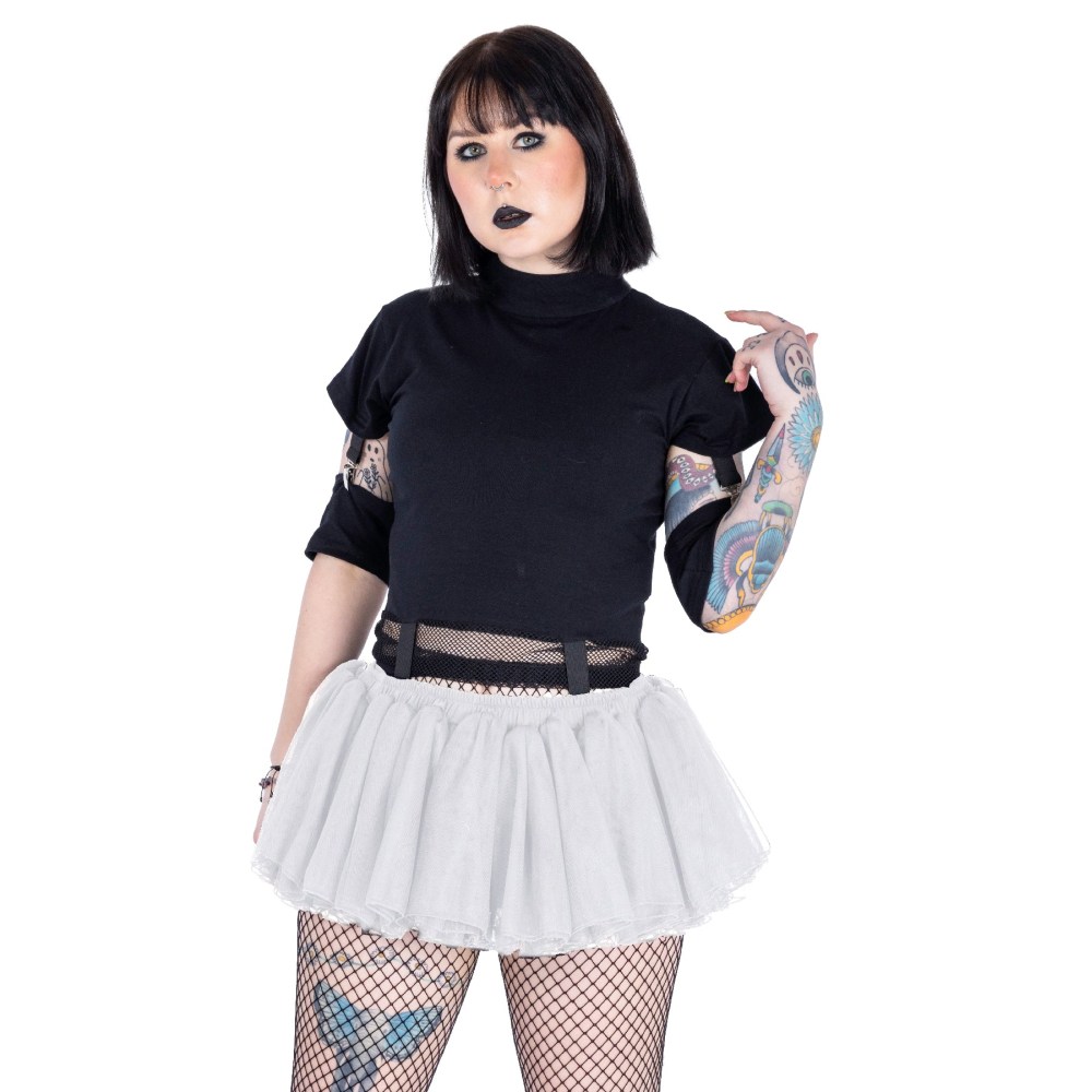 Poizen Industries - Cala Mini Tutu - Wit